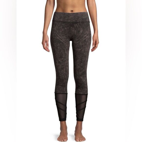 Blanc Noir Gray & Black Excel Leggings Small NWT - Picture 4 of 7